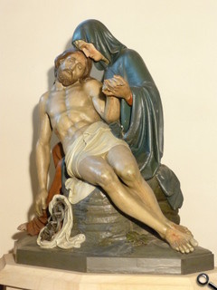Pietà in der Bartholomäus-Kirche, Werkstatt Bernhard Allard (Münster) 1864 - Bild gross anzeigen